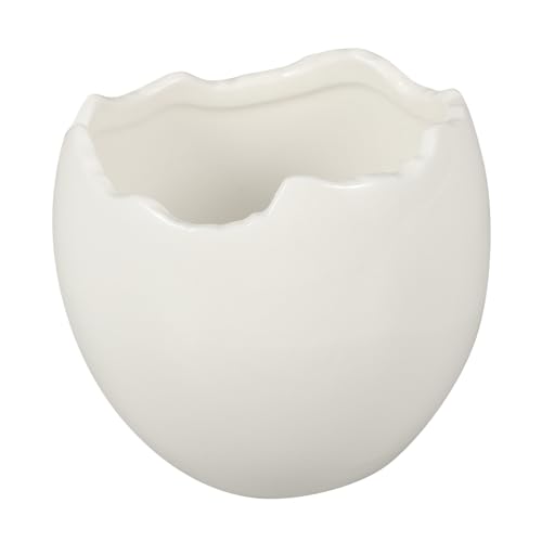 FUNNETOYU Eierschalenförmige Dessertschale Keramik Servierschale für Desserts Früchte und Saucen für Zuhause oder Restaurant Modernes Design für Hochzeiten und Feiern von FUNNETOYU