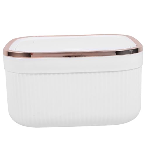 FUNNETOYU Kleiner Desktop mülleimer mit Pressdeckel Kompakter Tischabfalleimer aus Robustem Tragbarer Mini abfallbehälter für Büro Küche und Schlafzimmer Praktischer Tischpapierkorb FUNNETOYU Kleiner Desktop mülleimer mit Pressdeckel Kompakter Tischabfalleimer aus Robustem Tragbarer Mini abfallbehälter für Büro Küche und Schlafzimmer Praktischer Tischpapierkorb von FUNNETOYU