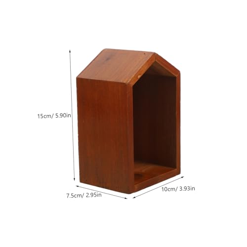 FUNNETOYU Kleines Schreibtischregal aus Stabilem Naturholz Multifunktionales Desktop Bücherregal und Aufbewahrungsrack für Bücher Kosmetik und Dekoration Platzsparend und Stilvoll für Büro von FUNNETOYU