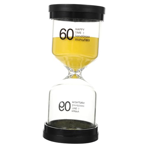 FUNNETOYU Kreative Minuten Sanduhr mit Schwarzer Abdeckung Dekorativer Wiederverwendbarer Visueller Timer für Haushalt und Glatte Oberfläche Multifunktionaler Motion Timer FUNNETOYU Kreative Minuten Sanduhr mit Schwarzer Abdeckung Dekorativer Wiederverwendbarer Visueller Timer für Haushalt und Glatte Oberfläche Multifunktionaler Motion Timer von FUNNETOYU