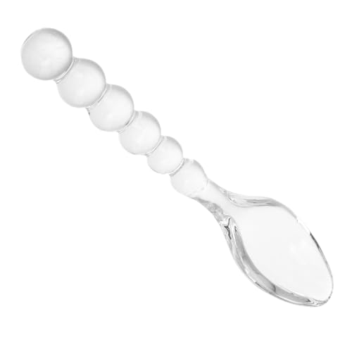 FUNNETOYU Kristallklarer Zuckerlöffel für Kaffee und Tee Eleganter Wiederverwendbarer Dessertlöffel mit Stilvollem Design für Familie Party und Festliche Anlässe von FUNNETOYU