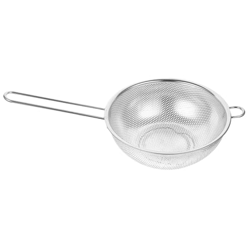 FUNNETOYU Küchensieb mit Griff Großer Siebkorb für Gemüse Obst Pasta und zum Abspülen und Abtropfen von Lebensmitteln Langlebig und Rostfrei von FUNNETOYU