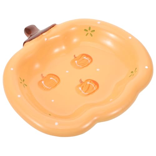 FUNNETOYU Kürbis-förmiges Obsttablett Kürbis-pappteller Platten Kürbis-servierplatte Snack Halloween Gewürzplatte Mit Form Servierteller Obstschale Kürbis-tablett Orange Keramik FUNNETOYU Kürbis-förmiges Obsttablett Kürbis-pappteller Platten Kürbis-servierplatte Snack Halloween Gewürzplatte Mit Form Servierteller Obstschale Kürbis-tablett Orange Keramik von FUNNETOYU