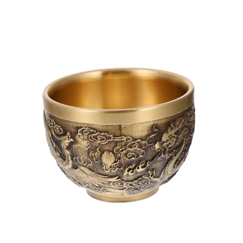 FUNNETOYU Kupfer Teetasse mit Retro Gravur Dekorative Teetasse für Haushalt Trinkbecher für Büro und Zuhause Langlebig und Leicht zu Reinigen FUNNETOYU Kupfer Teetasse mit Retro Gravur Dekorative Teetasse für Haushalt Trinkbecher für Büro und Zuhause Langlebig und Leicht zu Reinigen von FUNNETOYU
