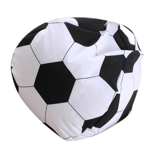 FUNNETOYU Kuscheliger Fußball Sitzsack Bezug für Kinderzimmer Großer Faltbarer Plüsch Aufbewahrungsbeutel Vielseitige Organizer Tasche für Kuscheltiere und Spielsachen FUNNETOYU Kuscheliger Fußball Sitzsack Bezug für Kinderzimmer Großer Faltbarer Plüsch Aufbewahrungsbeutel Vielseitige Organizer Tasche für Kuscheltiere und Spielsachen von FUNNETOYU