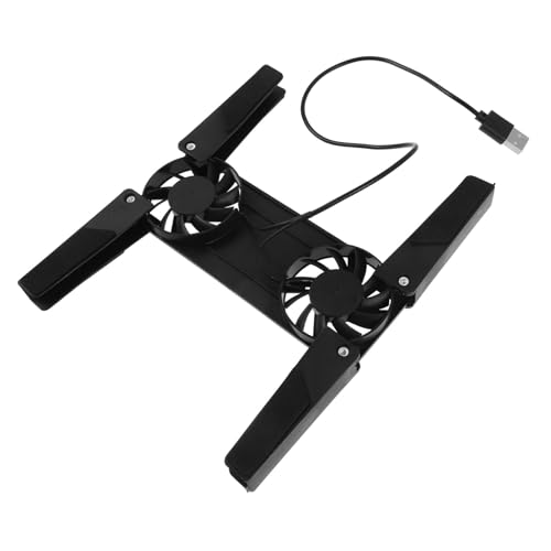 FUNNETOYU Laptop Cooling Pad mit Leisem USB Lüfter Langlebiger Rutschfeste Unterseite Praktischer Notebook Kühler für Schreibtisch und Bett Kompatibel mit Macbook und Mehr von FUNNETOYU