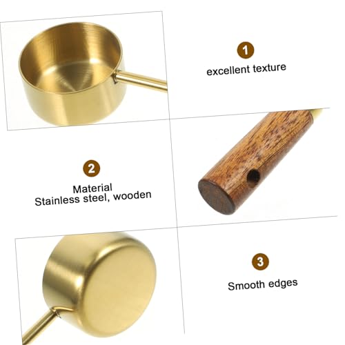 FUNNETOYU Messlöffel Kaffee mit Walnuss Holzgriff Präziser Dosierlöffel für Milchpulver Gewürze Langlebig und Leicht für Kaffee und Backbedarf FUNNETOYU Messlöffel Kaffee mit Walnuss Holzgriff Präziser Dosierlöffel für Milchpulver Gewürze Langlebig und Leicht für Kaffee und Backbedarf von FUNNETOYU