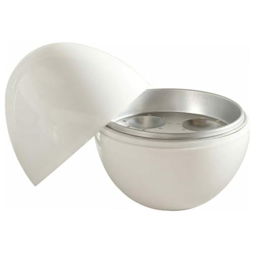 FUNNETOYU Mikrowellen Eierkocher Eierkocher Eierdampfgarer Leicht Tragbar Schonend Kochen für Gesundes Frühstück Zuhause und Unterwegs von FUNNETOYU