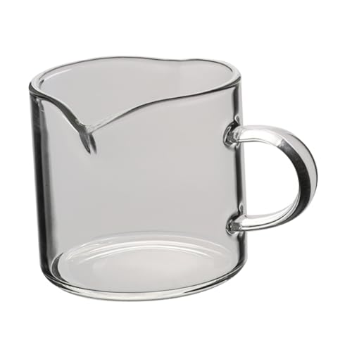 FUNNETOYU Milchaufschäumer Kännchen Glas mit Ergonomischem Griff Doppel ausguss für Präzises Gießen und Latte Art Spülmaschinenfreundlich Geeignet für Kaffeezubereitung und Milchschaum FUNNETOYU Milchaufschäumer Kännchen Glas mit Ergonomischem Griff Doppel ausguss für Präzises Gießen und Latte Art Spülmaschinenfreundlich Geeignet für Kaffeezubereitung und Milchschaum von FUNNETOYU