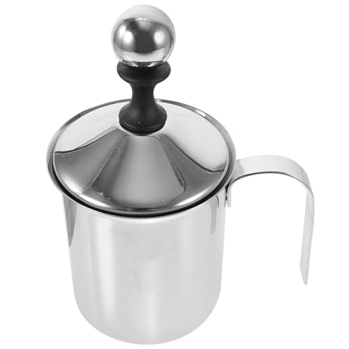 FUNNETOYU Milchaufschäumer aus mit Doppel Mesh Handpumpe für Frotthierten Milchschaum für Cappuccino und Kaffee Langlebig und Einfach zu Bedienen FUNNETOYU Milchaufschäumer aus mit Doppel Mesh Handpumpe für Frotthierten Milchschaum für Cappuccino und Kaffee Langlebig und Einfach zu Bedienen von FUNNETOYU