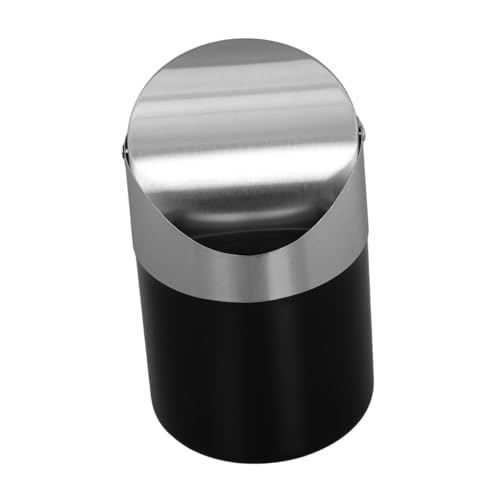 FUNNETOYU Mini Abfalleimer mit Klappdeckel Platzsparender Mülleimer für Schreibtisch Badezimmer und Küche Eleganter Schwarzer Tischmülleimer für Kleine Abfälle FUNNETOYU Mini Abfalleimer mit Klappdeckel Platzsparender Mülleimer für Schreibtisch Badezimmer und Küche Eleganter Schwarzer Tischmülleimer für Kleine Abfälle von FUNNETOYU