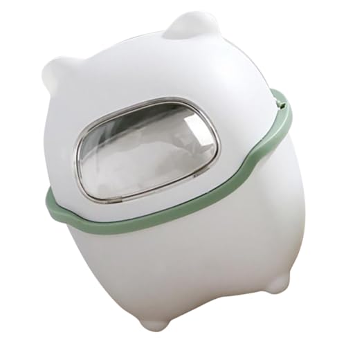 FUNNETOYU Mini Desktop Mülleimer mit Deckel Kompakter Abfallkorb für Büro und Haushalt Vielseitiger Tisch abfalleimer zur Aufbewahrung Kleiner Gegenstände Geruchsdicht Platzsparend und von FUNNETOYU