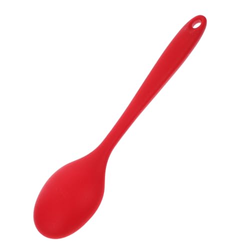 FUNNETOYU Mini Silikon Kochlöffel Antihaft Rührlöffel für Kochen und Servieren Hitzebeständig Leicht zu Reinigen Multifunktionaler Küchenhelfer für Haushalt und von FUNNETOYU