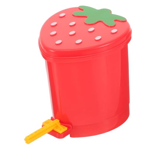 FUNNETOYU Mini Tischmülleimer mit Deckel Erdbeer design Cartoon Abfallbehälter für Büro Zuhause Schlafzimmer Küche Tragbar Leicht zu Reinigen Dekorativ und Vielseitig Zufällige Farbe FUNNETOYU Mini Tischmülleimer mit Deckel Erdbeer design Cartoon Abfallbehälter für Büro Zuhause Schlafzimmer Küche Tragbar Leicht zu Reinigen Dekorativ und Vielseitig Zufällige Farbe von FUNNETOYU