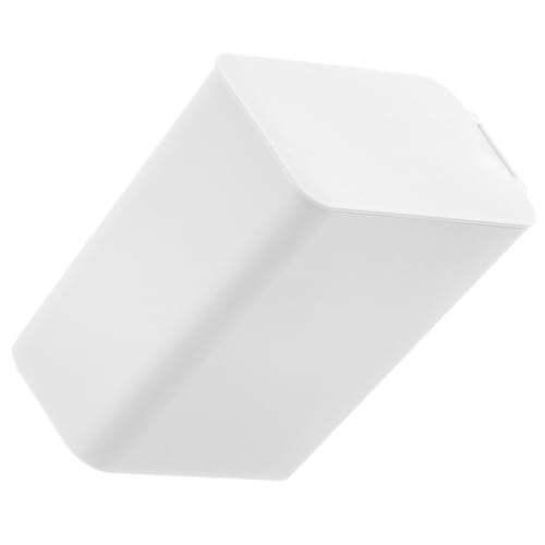 FUNNETOYU Mini Tischmülleimer mit Deckel Kompakter Abfalleimer für Büro Bad und Tragbarer Einfacher Abfalleimer Weißer Robuster Kosmetikeimer für Schreibtisch und Bad FUNNETOYU Mini Tischmülleimer mit Deckel Kompakter Abfalleimer für Büro Bad und Tragbarer Einfacher Abfalleimer Weißer Robuster Kosmetikeimer für Schreibtisch und Bad von FUNNETOYU
