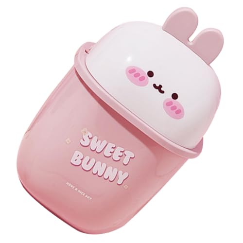 FUNNETOYU Mini Tischmülleimer mit Deckel Süßer Hase Kompakter Schreibtisch Abfallbehälter aus Robustem PP Platzsparend für Küche Schlafzimmer Büro und Wohnzimmer Praktischer Kleiner FUNNETOYU Mini Tischmülleimer mit Deckel Süßer Hase Kompakter Schreibtisch Abfallbehälter aus Robustem PP Platzsparend für Küche Schlafzimmer Büro und Wohnzimmer Praktischer Kleiner von FUNNETOYU