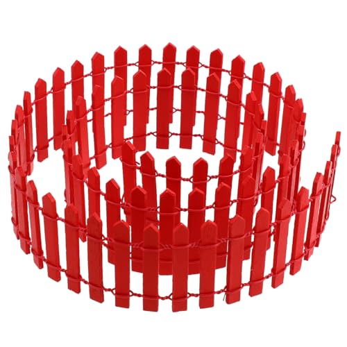 FUNNETOYU Miniatur Zaun Robuste Bauweise Flexibel Einsetzbar Natürliche Optik Mini Gartenzaun Puppenhaus Deko für Einfallsreiches Bauernhof Garten von FUNNETOYU