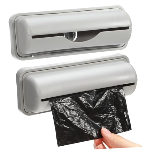 FUNNETOYU Müllbeutelspender mit Haken Wandhalterung Grauer Aufbewahrungsbehälter für Müllbeutel und Plastiktüten Kompakter Organizer für Küche Bad mit Vielseitiger Nutzung Robuste FUNNETOYU Müllbeutelspender mit Haken Wandhalterung Grauer Aufbewahrungsbehälter für Müllbeutel und Plastiktüten Kompakter Organizer für Küche Bad mit Vielseitiger Nutzung Robuste von FUNNETOYU