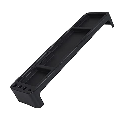 FUNNETOYU Multifunktionales Keyboard Regal mit Vielen Fächern Schwarzes Ablagesystem für Computer und Schreibtisch zur Aufbewahrung von Zubehör und Büromaterialien von FUNNETOYU