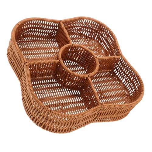 FUNNETOYU Obstkorb Aus Rattan Körbe Picknick Seegras Tablett Besteck Weiden Gewebte Draht Stilvoll Utensil Hochzeit Aufschlag Organisation Hellbraun FUNNETOYU Obstkorb Aus Rattan Körbe Picknick Seegras Tablett Besteck Weiden Gewebte Draht Stilvoll Utensil Hochzeit Aufschlag Organisation Hellbraun von FUNNETOYU
