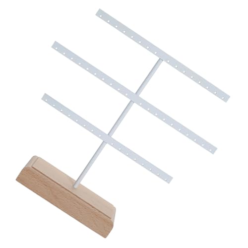 FUNNETOYU Ohrringständer aus Eisen mit Löchern Schmuckhalter und Organizer für Ohrringe Weißer Schmuckdisplay rack zur Aufbewahrung und Präsentation von Ohrsteckern und Ohrhängern FUNNETOYU Ohrringständer aus Eisen mit Löchern Schmuckhalter und Organizer für Ohrringe Weißer Schmuckdisplay rack zur Aufbewahrung und Präsentation von Ohrsteckern und Ohrhängern von FUNNETOYU