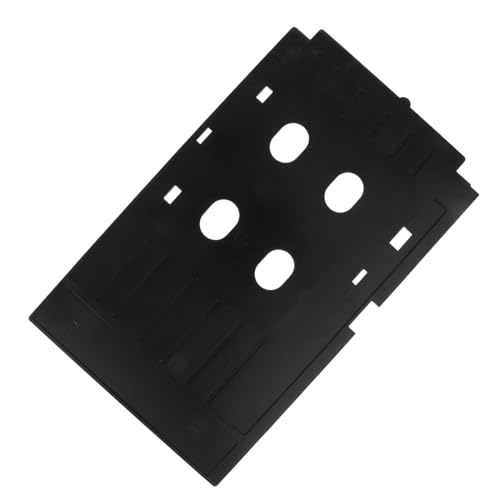 FUNNETOYU PVC Kartendrucker Tray mit Doppeltem Kartenschlitz Wiederverwendbares Praktisches PVC Karten Tablett Kompatibel für Kartendrucker Einsetzbar für Büro Schule und Zuhause von FUNNETOYU