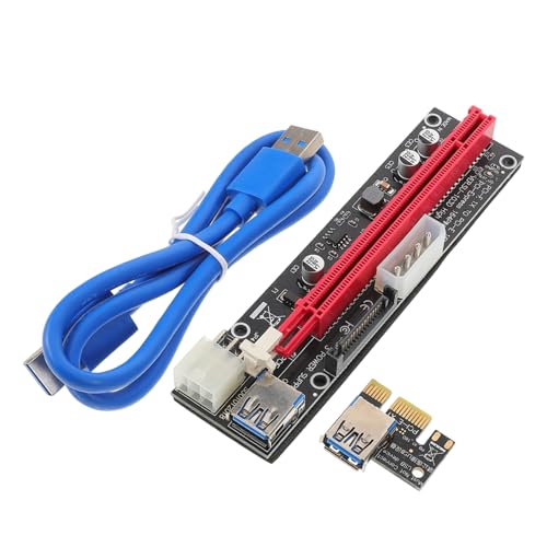 FUNNETOYU Pci E Riser Card zu USB Verlängerungskabel mit Stromkabel Stabile Verbindung Hohe Geschwindigkeit Kompatibel für Pcie Geräte Langlebig und Vielseitig Einsetzbar FUNNETOYU Pci E Riser Card zu USB Verlängerungskabel mit Stromkabel Stabile Verbindung Hohe Geschwindigkeit Kompatibel für Pcie Geräte Langlebig und Vielseitig Einsetzbar von FUNNETOYU