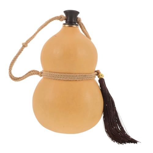 FUNNETOYU Portable Trinkflasche in Flaschenkürbis Form Vintage Design Offenes Mundstück Auslaufsicher für Unterwegs Geeignet als Dekorativer Weinkrug und Praktischer Trinkbehälter FUNNETOYU Portable Trinkflasche in Flaschenkürbis Form Vintage Design Offenes Mundstück Auslaufsicher für Unterwegs Geeignet als Dekorativer Weinkrug und Praktischer Trinkbehälter von FUNNETOYU