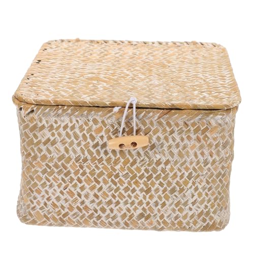 FUNNETOYU Quadratische Aufbewahrungsbox Mit Deckel Kleine Box Mit Deckel Für Wohnzimmer Spielzeugkiste Organizer Für Zuhause von FUNNETOYU