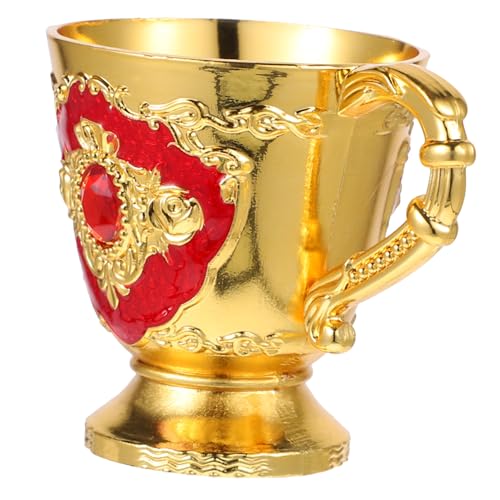 FUNNETOYU Retro Europäischer Metall Weißweinglas Vintage Likörbecher mit Ovalem Teller Stilvoll für Zuhause und Camping Geeignet Feine Trinksituation FUNNETOYU Retro Europäischer Metall Weißweinglas Vintage Likörbecher mit Ovalem Teller Stilvoll für Zuhause und Camping Geeignet Feine Trinksituation von FUNNETOYU