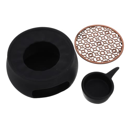 FUNNETOYU Retro Keramik Teewärmer mit Sicherer Heizbasis Stilvolles Stövchen für Zuhause Hält Tee und Kaffee Gleichmäßig Warm Dekoratives Teestövchen mit Zuverlässiger Warmhaltefunktion von FUNNETOYU
