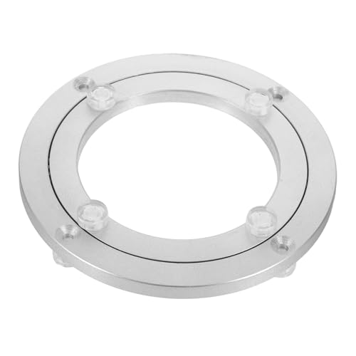 FUNNETOYU Robuster Aluminiumlegierung Drehteller Lager Runde Drehplatte für Esstisch und Serviertablett Geräuschlose Stabile und Langlebige Lazy Susan Basis mit Glatter Oberfläche FUNNETOYU Robuster Aluminiumlegierung Drehteller Lager Runde Drehplatte für Esstisch und Serviertablett Geräuschlose Stabile und Langlebige Lazy Susan Basis mit Glatter Oberfläche von FUNNETOYU