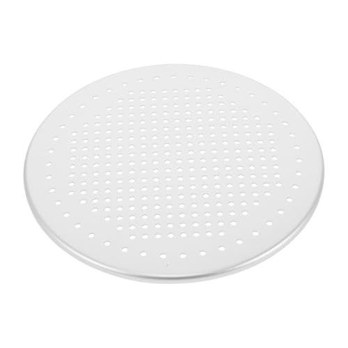 FUNNETOYU Runde Pizzapfanne aus Metall Antihaft Pizzasieb mit Löchern Vielseitige Backform für Ofen und Grill Effiziente Ölableitung Pizza Grillpfanne FUNNETOYU Runde Pizzapfanne aus Metall Antihaft Pizzasieb mit Löchern Vielseitige Backform für Ofen und Grill Effiziente Ölableitung Pizza Grillpfanne von FUNNETOYU