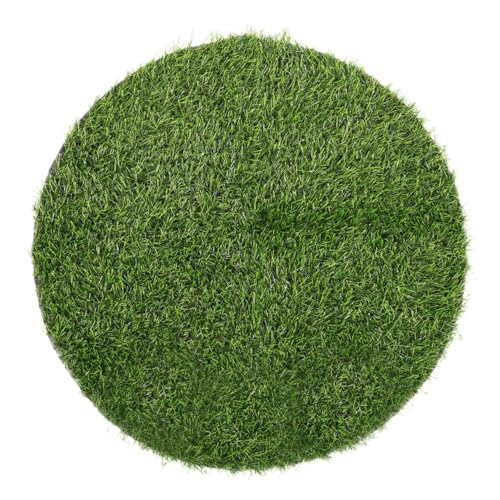 FUNNETOYU Runder Kunstrasen Tischmatte Synthetisches Gras Teppich ohne Pflege Dekorative Tischdecke für Indoor Outdoor rutschfest Wiederverwendbar für Partys und Wohnkultur FUNNETOYU Runder Kunstrasen Tischmatte Synthetisches Gras Teppich ohne Pflege Dekorative Tischdecke für Indoor Outdoor rutschfest Wiederverwendbar für Partys und Wohnkultur von FUNNETOYU