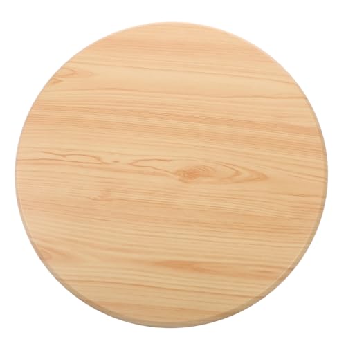 FUNNETOYU Runder Sitz Ersatz aus Holz für Barhocker Küchenstuhl Kantinenstuhl Stabile Sitzfläche für Runde Holzschemel Vielseitiger Ersatzstuhl für Restaurant Hochzeit Feier Langlebiges von FUNNETOYU