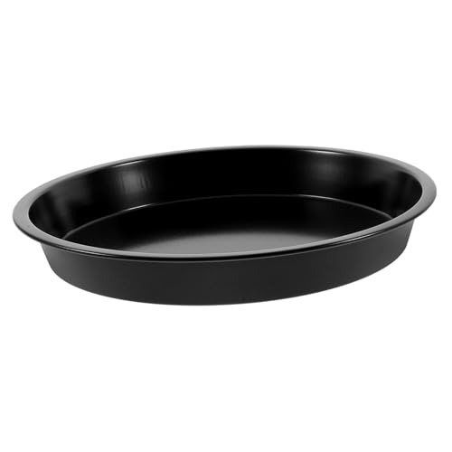 FUNNETOYU Rundes Backblech Carbonstahl Antihaft Pizzablech und Kuchenform Vielseitig für Pizza Kuchen Brot und Gemüse Geeignet Robust Leicht zu Reinigen für Ofen und Haushalt von FUNNETOYU