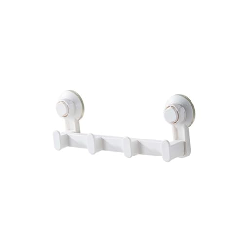 FUNNETOYU Saugnapf Hakenleiste mit Haken Weiß Fester Halt ohne Bohren Wasserbeständig für Badezimmer und Küche Einfache Montage Glatten Sauberen Oberflächen FUNNETOYU Saugnapf Hakenleiste mit Haken Weiß Fester Halt ohne Bohren Wasserbeständig für Badezimmer und Küche Einfache Montage Glatten Sauberen Oberflächen von FUNNETOYU