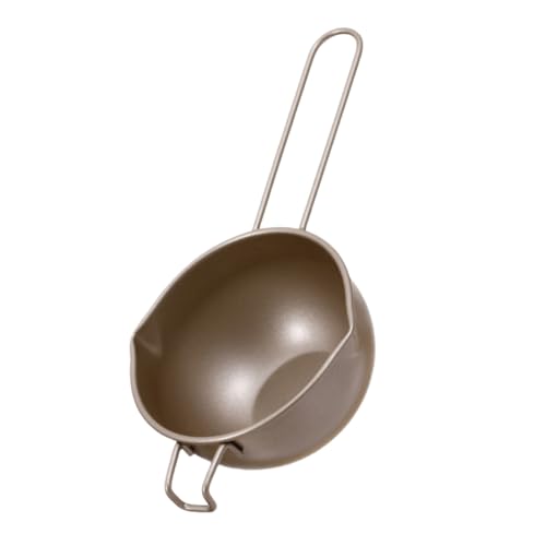 FUNNETOYU Schmelzschüssel aus Carbonstahl mit Langem Griff Butter Schokoladenschmelzwerkzeug für DIY Backen Hitzebeständig Ergonomisch zum Schmelzen von Schokolade Butter Käse und von FUNNETOYU