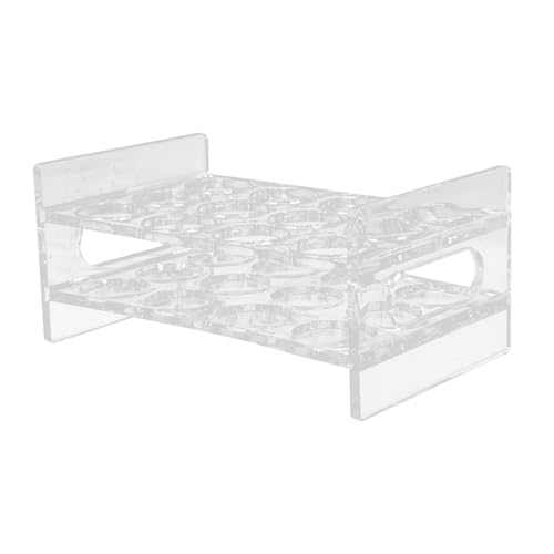 FUNNETOYU Schnapsglashalter Transparent Reihen Getränkedisplay für Bar Restaurant Club und Zuhause Robuste und Halterung für Spirituosen Gläser FUNNETOYU Schnapsglashalter Transparent Reihen Getränkedisplay für Bar Restaurant Club und Zuhause Robuste und Halterung für Spirituosen Gläser von FUNNETOYU
