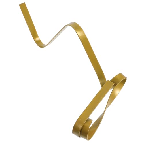 FUNNETOYU Schwebendes Weinregal aus Robustem Eisenband Dekorativer Tisch Flaschenhalter für Verschiedene Flaschengrößen Kreatives Goldenes Balance Design für Zuhause Bar und Restaurant von FUNNETOYU