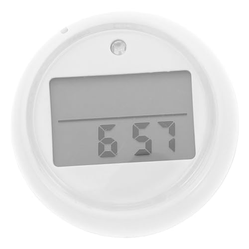 FUNNETOYU Schwimmendes Wasserthermometer aus Kunststoff Badewannen Temperaturmessgerät mit Alarmfunktion für Pools Spas und Aquarien Weiß von FUNNETOYU