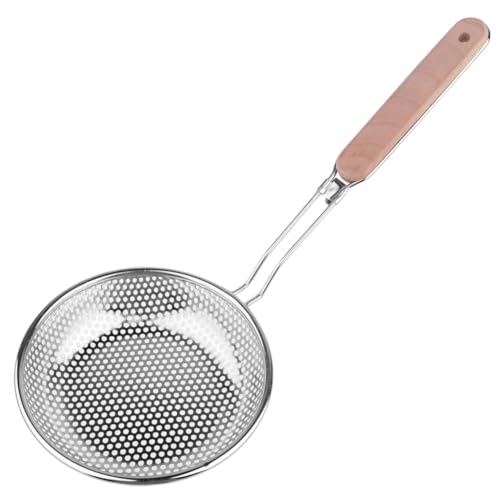 FUNNETOYU Sieb mit Holzgriff Perforierter Frittierlöffel für Speisen Groß für Küche und Restaurant Hitzebeständig und Rostfrei FUNNETOYU Sieb mit Holzgriff Perforierter Frittierlöffel für Speisen Groß für Küche und Restaurant Hitzebeständig und Rostfrei von FUNNETOYU