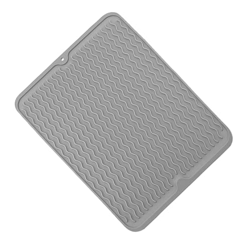 FUNNETOYU Silikon Abtropfmatte Hitzebeständig Rutschfest Küchenmatte Spülbecken Trockenmatte Multifunktionale Silikonmatte als Geschirr und Besteckablage Tischschutz FUNNETOYU Silikon Abtropfmatte Hitzebeständig Rutschfest Küchenmatte Spülbecken Trockenmatte Multifunktionale Silikonmatte als Geschirr und Besteckablage Tischschutz von FUNNETOYU