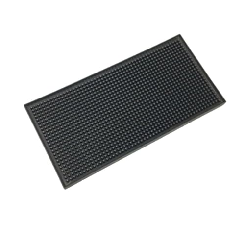FUNNETOYU Silikon Bar Abtropfmatte mit Tiefen Rillen Rutschfestes Drainagepad für Küche und Bar Schwarzes Langlebiges Einfach zu Reinigendes Trockenmatten Tablett FUNNETOYU Silikon Bar Abtropfmatte mit Tiefen Rillen Rutschfestes Drainagepad für Küche und Bar Schwarzes Langlebiges Einfach zu Reinigendes Trockenmatten Tablett von FUNNETOYU
