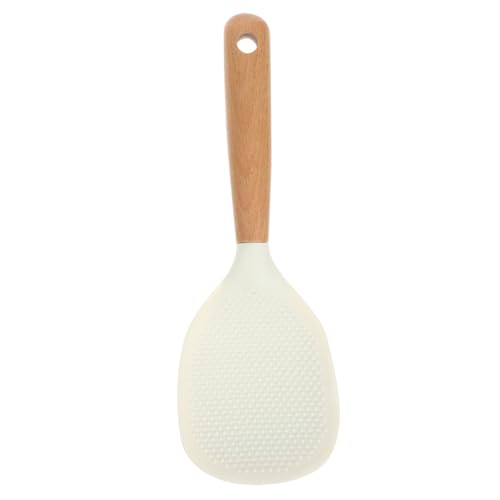 FUNNETOYU Silikon Reislöffel Weiß Praktisch Antihaft Reisportionierer Küchenhelfer Wiederverwendbar Löffel zum Aufschöpfen für Buffet und Haushalt FUNNETOYU Silikon Reislöffel Weiß Praktisch Antihaft Reisportionierer Küchenhelfer Wiederverwendbar Löffel zum Aufschöpfen für Buffet und Haushalt von FUNNETOYU