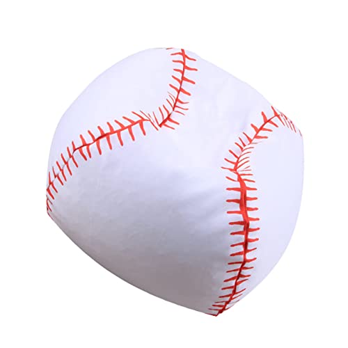 FUNNETOYU Sitzsack für Aufbewahrung Baseball Design Weicher Polyester Maschinenwaschbar Reißverschluss Multifunktional als Kindersitz und Kuscheltier Organizer von FUNNETOYU