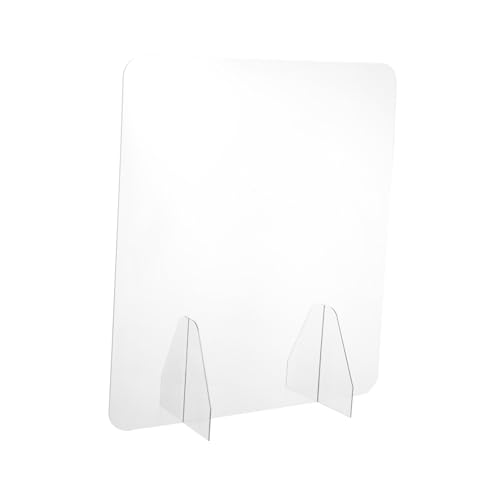 FUNNETOYU Sneeze Guard Acrylglas Dicke Schutzplatte für Leicht Zerlegbar Langlebig Transparent Sicher von FUNNETOYU