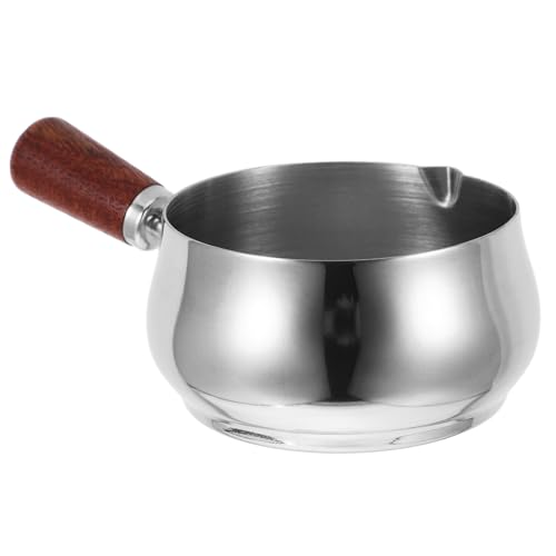 FUNNETOYU Soßenbecher mit Holzgriff 180 ml Rutschfest Korrosionsbeständig für Dip Saucen und Gewürze FUNNETOYU Soßenbecher mit Holzgriff 180 ml Rutschfest Korrosionsbeständig für Dip Saucen und Gewürze von FUNNETOYU