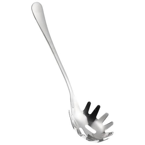 FUNNETOYU Spaghetti Server Multi Funktions Löffel für Nudeln Eier Teigtaschen und Eiswürfel Robuster Küchenhelfer Spülmaschinenfest und Langlebig Utensil für Zuhause und Gastronomie von FUNNETOYU