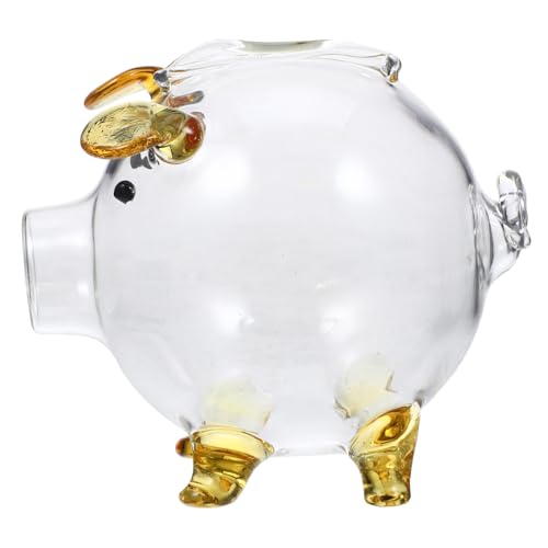 FUNNETOYU Spardose Schwein Design Transparent Piggy Bank Mini Münzbehälter Sparbüchse Schmuck Aufbewahrung Geldgeschenk für Erwachsene FUNNETOYU Spardose Schwein Design Transparent Piggy Bank Mini Münzbehälter Sparbüchse Schmuck Aufbewahrung Geldgeschenk für Erwachsene von FUNNETOYU